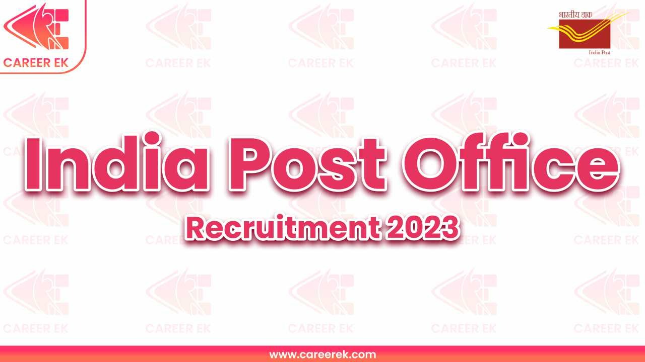 India Post Office Recruitment 2023 
