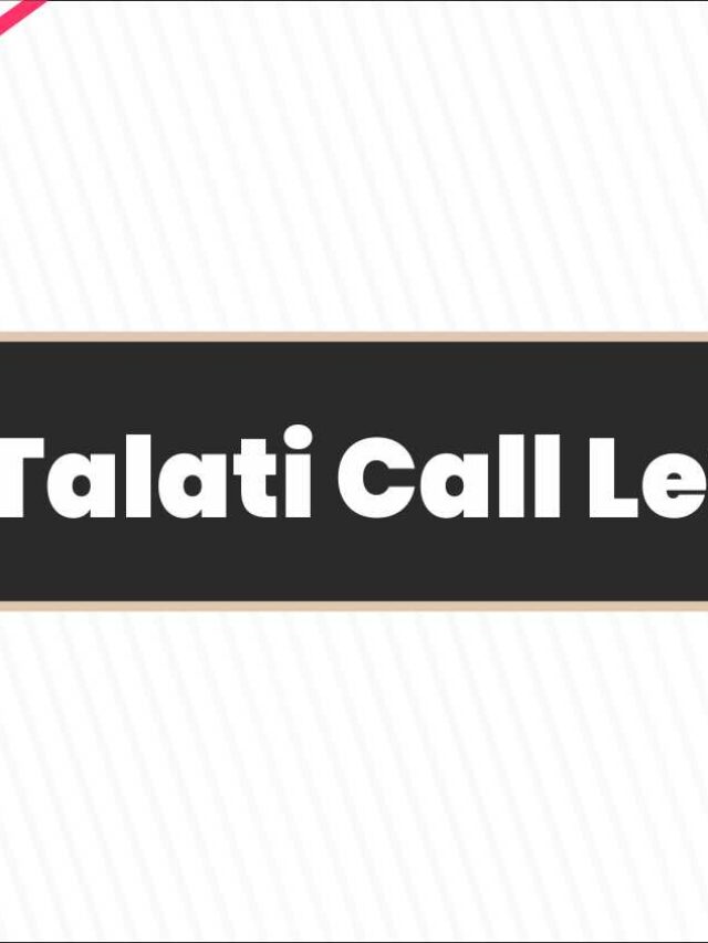 GPSSB Talati Call Letter 2023